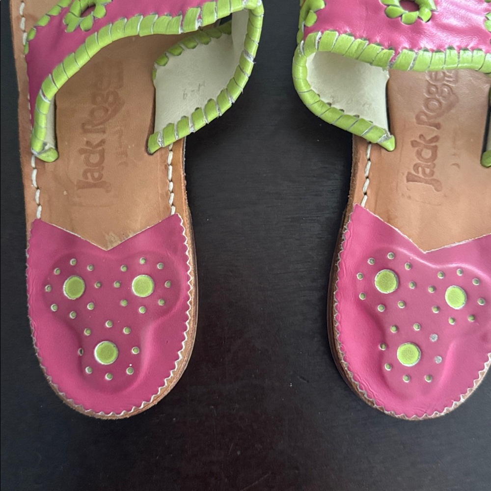 Jack Rogers Jacks Flat Sandals Size 6 - Picture 8 of 9